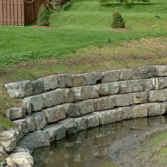 Ottawa Retaining Wall Stone - mountain grey wall stone